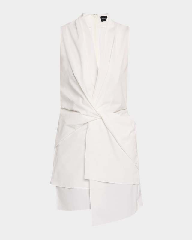Savie Draped Layered Sleeveless Top